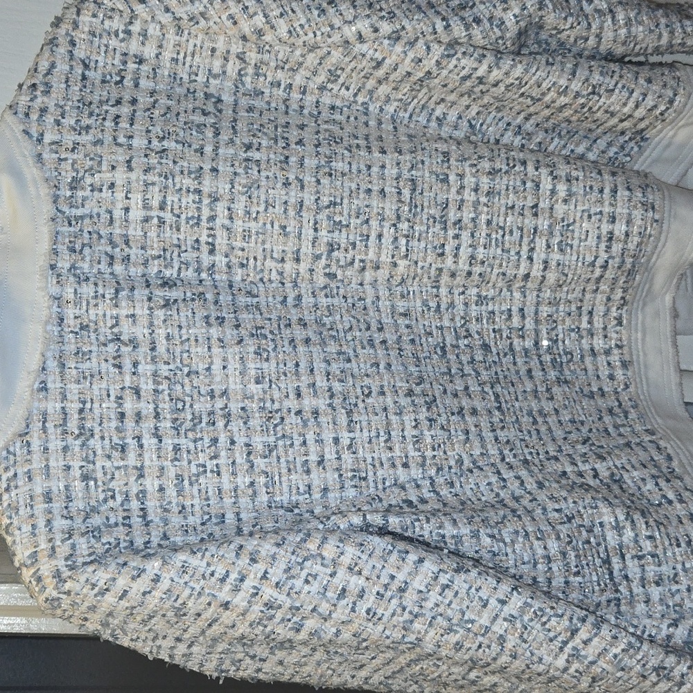 Elegant White Tweed Nanette Lepore Jacket - Picture 8 of 9